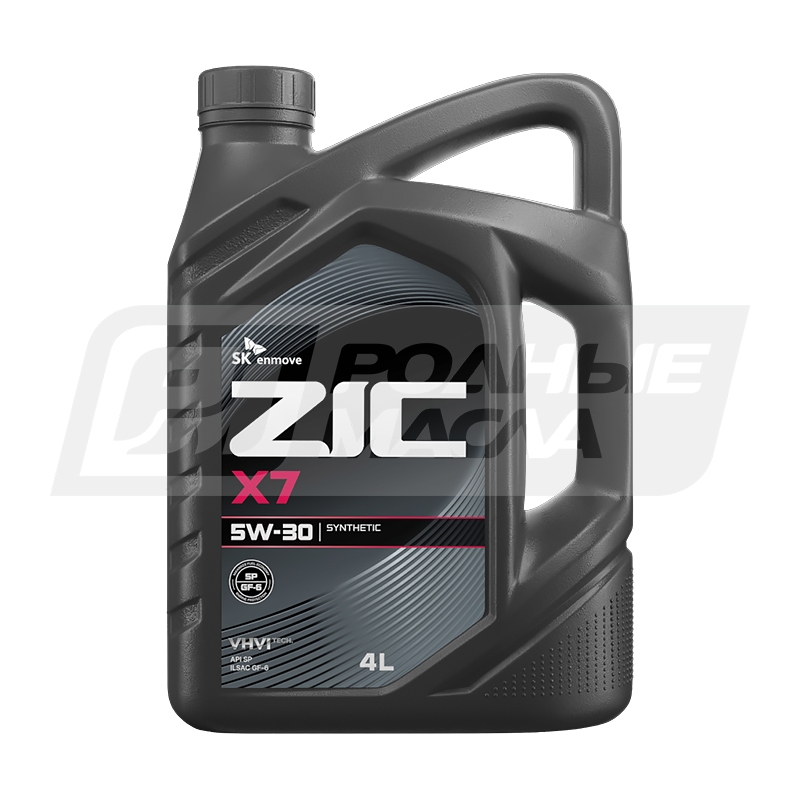 Моторное масло ZIC X7 5W30 SP/GF-6, 4л 162675 в Красноярске