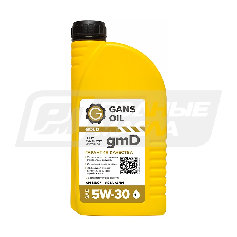 GANS OIL Gold gmD 5W30, 1л GOGM53D001