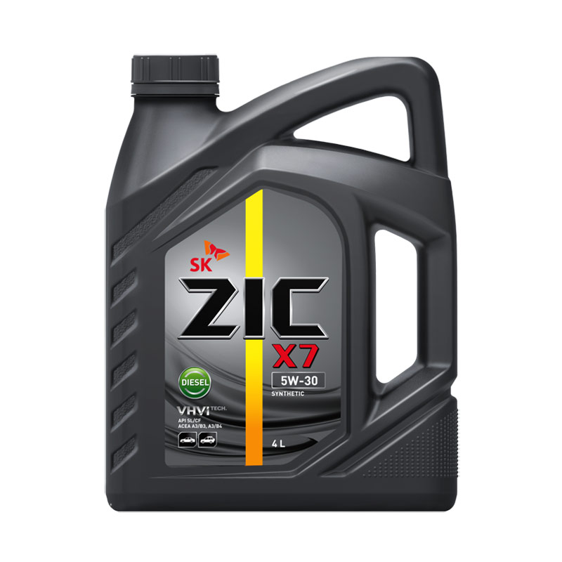 Моторное масло ZIC X7 Diesel 5W30, 4л 162610 в Красноярске
